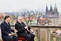 Fotogalerie k chystané grafice Zeman 2018 / Čínský prezident Si Ťin-pching a Miloš Zeman v Praze / 30. 3. 2016.