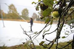 Skiareál Monínec - první sníh a lyžování - 26. října 2016