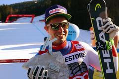 Beat Feuz, vítěz sjezdu v Ga-Pa