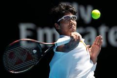 Jihokorejský tenista Čong-Hjon na Australian Open 2018