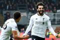 Mohamed Salah slaví gól Liverpoolu