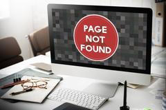 Výpadek webu - ilustrační