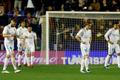 Zklamání fotbalistů Realu Madrid po druhém gólu Levante