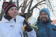 Vrchlabí přivítalo olympioniky. Lidé se v mrazu dočkali Samkové, Krčmáře i Erbanové