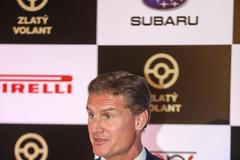 David Coulthard na vyhlášení ankety Zlatý volant