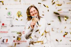 Veronika Vítková v Českém domě na ZOH 2018