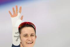 Martina Sáblíková v závodě na 5000 m na ZOH 2018