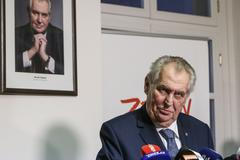 Miloš Zeman na TK po prvním kole prezidentských voleb 2018