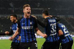 fotbal, italská liga, 2017/2018, Inter Milán - Benevento, Milan Škriniar