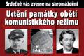 Uctění památky obětí komunismu.