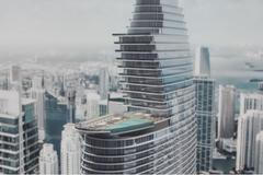 Výrobce luxusních aut Aston Martin se ve videu chlubí, že postaví mrakodrap v Miami