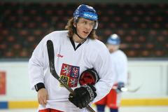 Česká hokejová reprezentace na prvním tréninku před MS 2017