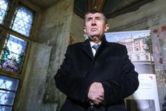 Premiér Andrej Babiš a ministr kultury Ilja Šmíd na inspekční prohlídce Národního muzea, Státní opery, Nové scény Národního divadla a Národní galerie