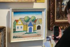 Jan Zrzavý v Museu Kampa