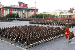 Vojenská přehlídka - Severní Korea