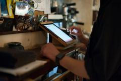 ilustrační fotografie, EET, elektronická evidence tržeb, restaurace, Praha, 2017