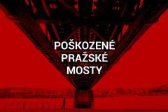 Poškozené pražské mosty - poutací obrázek
