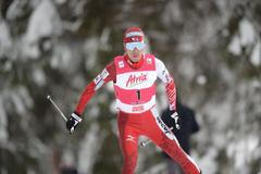 Akito Watabe při SP v severské kombinaci 2015-16