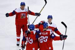 Jan Kolář slaví gól na 1:1 ve čtvrtfinále Česko - USA na ZOH 2018