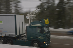 Elektrická dálnice pro kamiony