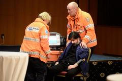 Volby 2018: Napadení novinářů ve štábu Miloše Zemana.