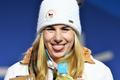 Ester Ledecká se zlatou medailí ze super-G na ZOH 2018