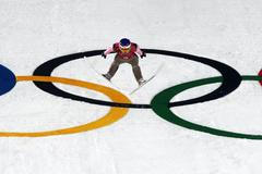 Viktor Polášek v týmovém závodě na ZOH 2018