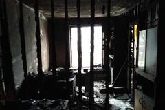 Memorial kancelář požár Ingušsko