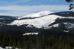 Krkonoše - pohled na Sněžku