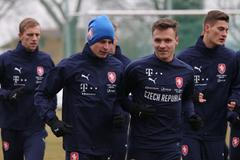 Trénink fotbalové reprezentace