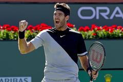 tenis, Indian Wells 2018, Juan Martin del Potro