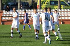 Radost fotbalistů Plzně při utkání s Basilejí