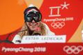 Ester Ledecká po super-G na ZOH 2018