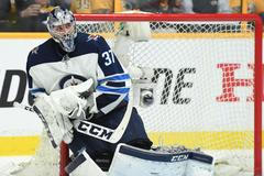 Play off NHL 2018, Nashville - Winnipeg: hostující brankář Connor Hellebuyck