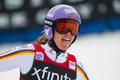 Viktoria Rebensburgová, vítězka obřího slalomu v Killingtonu 2017