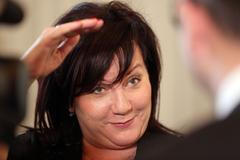 Ministryně financí Alena Schillerová