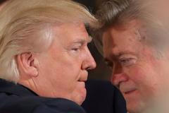 Donald Trump Steve Bannon leden 2017