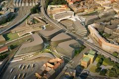 Centrum Prahy v moderním kabátě. Penta plánuje přestavbu kolem Masarykova nádraží