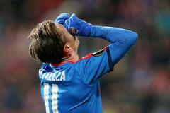 fotbal, Evropská liga 2017/2018, Plzeň - Sporting Lisabon, Milan Petržela