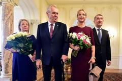 Novoroční oběd v Lánech