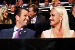 Donald Trump junior s manželkou.