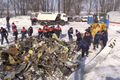 Záchranáři svezli trosky letounu An-148. Zbyla jen hromada šrotu