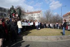 Stávka na Gymnáziu Jana Keplera