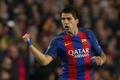 LM, Barcelona- Paris St Germain: Luis Suárez slaví gól na 1:0