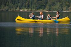 voda koupání léto lodě vodáci koupaliště