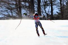 Poslední metry zlaté jízdy Ester Ledecké v super-G na ZOH 2018