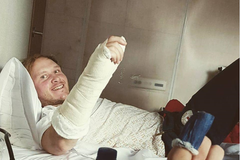 Ondřej Berndt a Filip Forejtek se Zlomenými palci na ZOH 2018