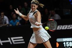 Petra Kvitová na turnaji ve Stuttgartu 2018
