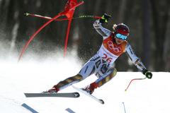 Ester Ledecká v super-G na ZOH 2018