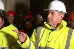 Andrej Babiš navštívil Národní muzeum. Rekonstrukce by měla probíhat do října